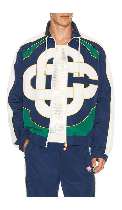 Casablanca Casablanca Applique Colour Block Windbreaker Jacket