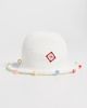 Casablanca Casablanca Beaded Crochet Hat White - 2
