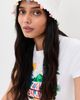 Casablanca Casablanca Beaded Crochet Hat White - 3