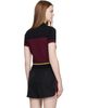 Casablanca Casablanca Black & Burgundy Striped Short Sleeve Polo - 3