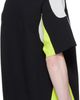 Casablanca Casablanca Black Colourblock Oversized Short Sleeve T‑shirt - 3