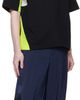 Casablanca Casablanca Black Colourblock Oversized Short Sleeve T‑shirt - 4