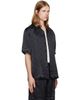 Casablanca Casablanca Black Cuban Collar S/S Shirt - 2