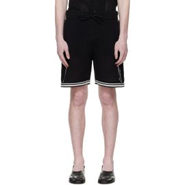 Casablanca Casablanca Black Mesh Shorts