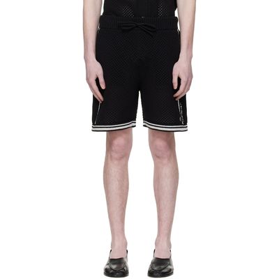 Casablanca Casablanca Black Mesh Shorts
