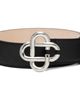 Casablanca Casablanca Black Monogram CC Belt - 1
