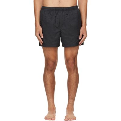 Casablanca Casablanca Black Monogram Jacquard Swim Shorts