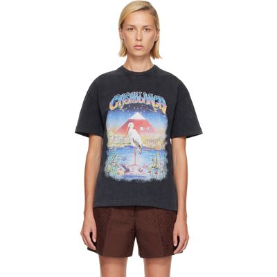 Casablanca Casablanca Black Oversized T-shirt