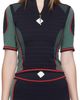 Casablanca Casablanca Black Seamless Half Zip Sport Top - 1