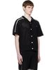 Casablanca Casablanca Black Short Sleeve Mesh Shirt - 2