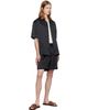 Casablanca Casablanca Black Silk Shorts - 4