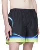 Casablanca Casablanca Black Sporchid Printed Swim Shorts - 4