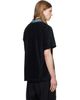 Casablanca Casablanca Black Towelling Polo - 3