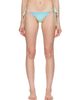 Casablanca Casablanca Blue & Green Gradient String Beaded Bikini Bottom - 1
