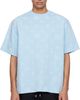 Casablanca Casablanca Blue Applique Monogram Oversized Short Sleeve T‑shirt - 1