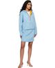 Casablanca Casablanca Blue Double Faced Wool Hoodie - 4