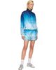 Casablanca Casablanca Blue Gradient Egyptian Rug Silk Shorts - 4