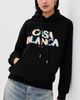Casablanca Casablanca Boucle Embroidered Hoodie Black - 2
