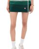 Casablanca Casablanca Boucle Stripe Mini Skirt White / Green - 1
