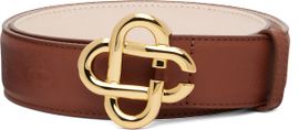 Casablanca Casablanca Brown CC Logo Buckle Belt