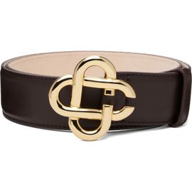 Casablanca Casablanca Brown Classic Leather CC Logo Belt