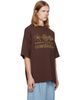 Casablanca Casablanca Brown 'Code de Civilisation' T-shirt - 2