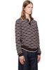 Casablanca Casablanca Brown Knit Logo Long Sleeve Polo - 2
