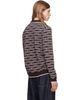 Casablanca Casablanca Brown Knit Logo Long Sleeve Polo - 3