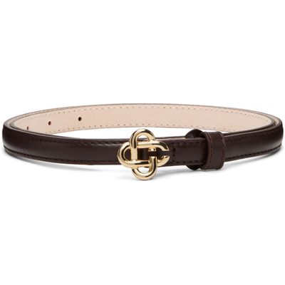Casablanca Casablanca Brown Micro CC Belt