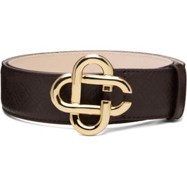 Casablanca Casablanca Brown Monogram CC Belt