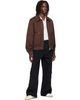 Casablanca Casablanca Brown Monogram Cotton Blouson Jacket - 4