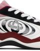 Casablanca Casablanca Burgundy & White Squash Indoor Sneakers - 1