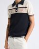 Casablanca Casablanca Café Stripe Cotton & Wool Polo - 1
