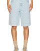 Casablanca Casablanca Carpet Jacquard Baggy Denim Shorts - 1