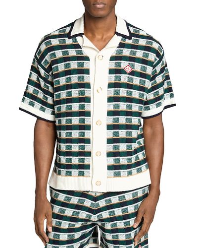 Casablanca Casablanca Check Embroidery Shirt