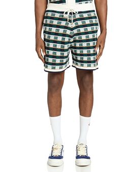 Casablanca Casablanca Check Embroidery Shorts