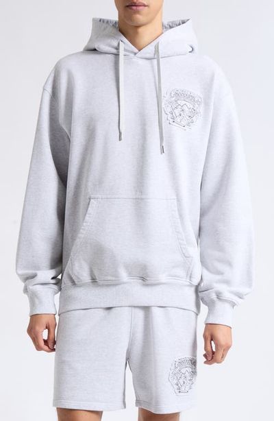 Casablanca Casablanca Classic Fit Eveil Ancestral Appliqué Organic Cotton Hoodie