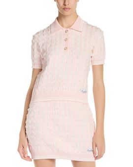 Casablanca Casablanca Cotton Check Polo Shirt