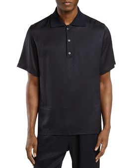 Casablanca Casablanca Diamond Pattern Polo Shirt
