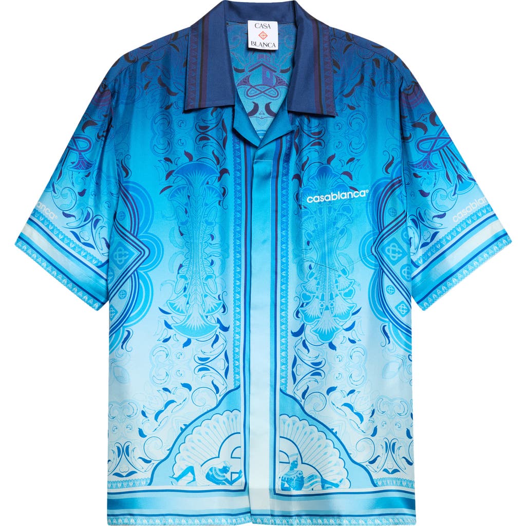 Casablanca - Egyptian Rug Silk Camp Shirt