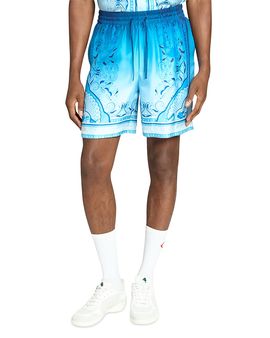 Casablanca Casablanca Egyptian Rug Silk Shorts