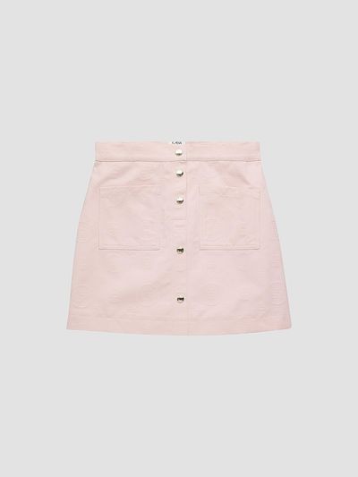 Casablanca Casablanca Girl's Little Girl's & Girl's Monogram Cotton Skirt