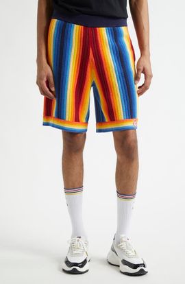 Casablanca Casablanca Gradient Stripe Terry Cloth Shorts