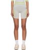 Casablanca Casablanca Gray & Green Seamless Shorts - 1