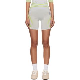Casablanca Casablanca Gray & Green Seamless Shorts