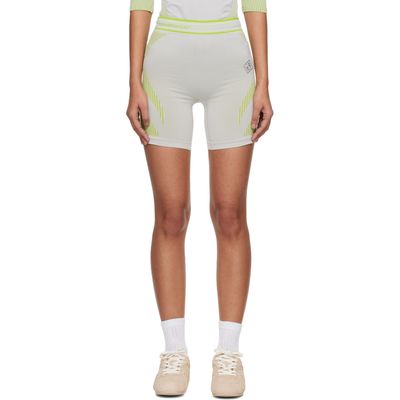 Casablanca Casablanca Gray & Green Seamless Shorts