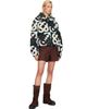 Casablanca Casablanca Green & Navy Check Monogram Fleece Jacket - 4