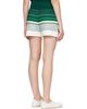 Casablanca Casablanca Green & White Boucle Stripe Shorts - 3