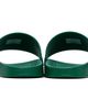Casablanca Casablanca Green Embossed-Logo Pool Slides - 2