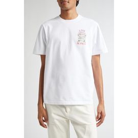 Casablanca Casablanca Le Passage Organic Cotton Graphic T-Shirt 